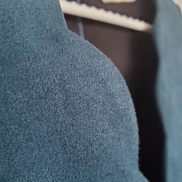 EUC Dex Mini Dress Fit and Flare - Size Small - Teal - Velvet - Picture 3 of 7